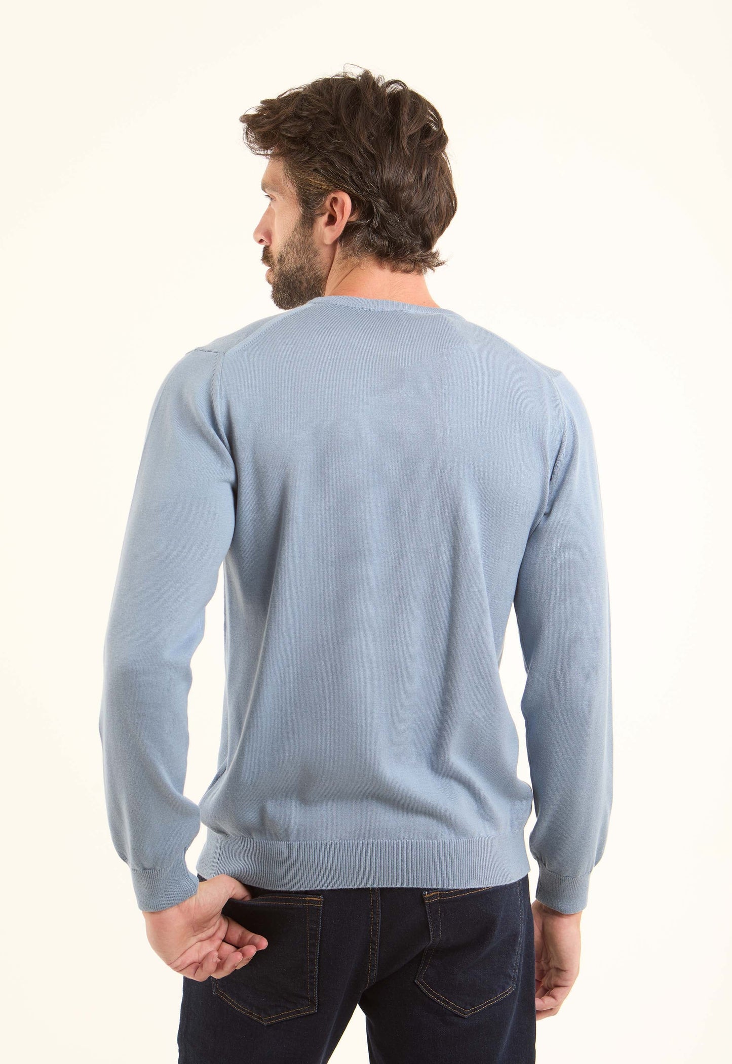 Long Sleeves Solid Basic Pullover