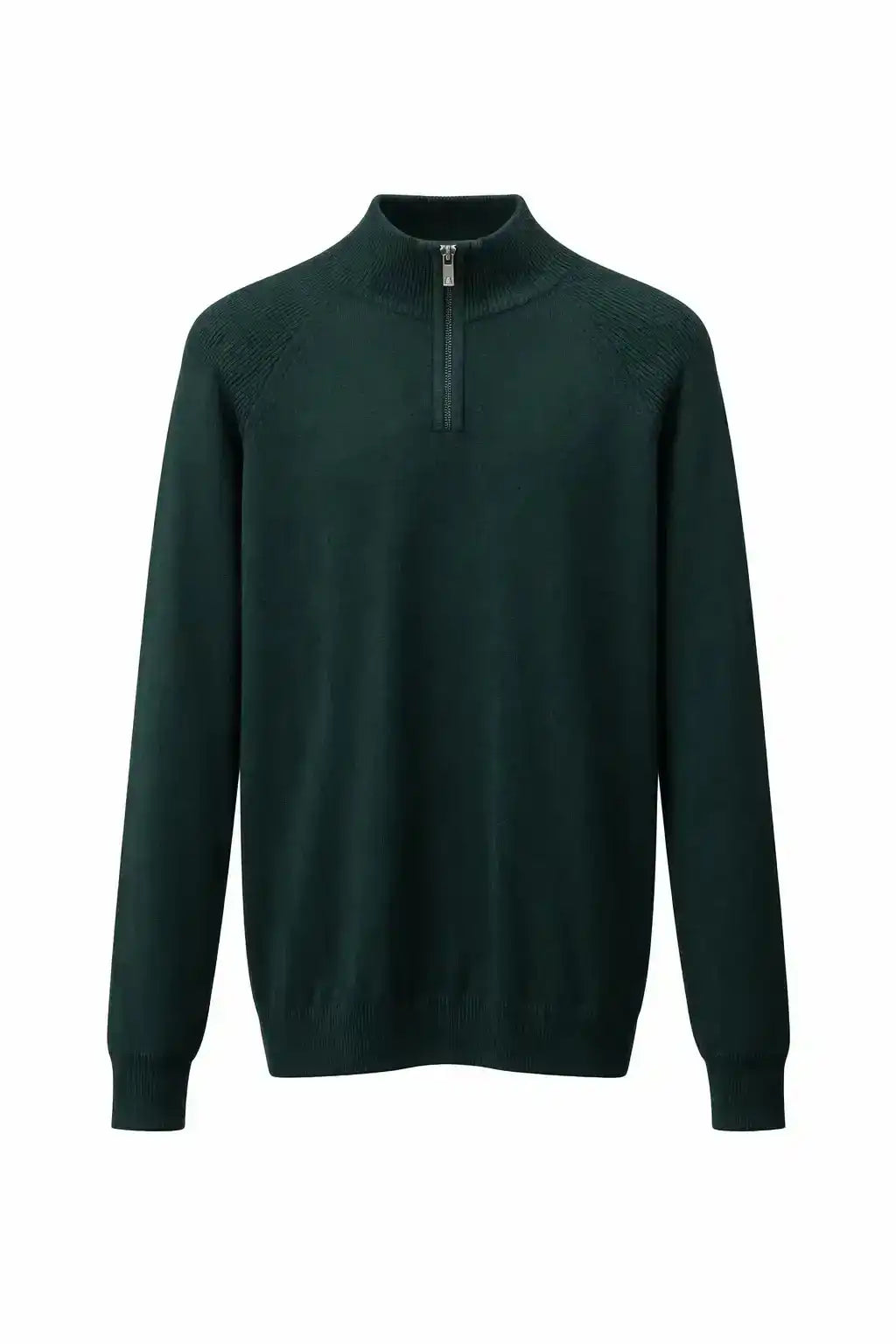 Regular Fit Solid Classic Zipped Sweater