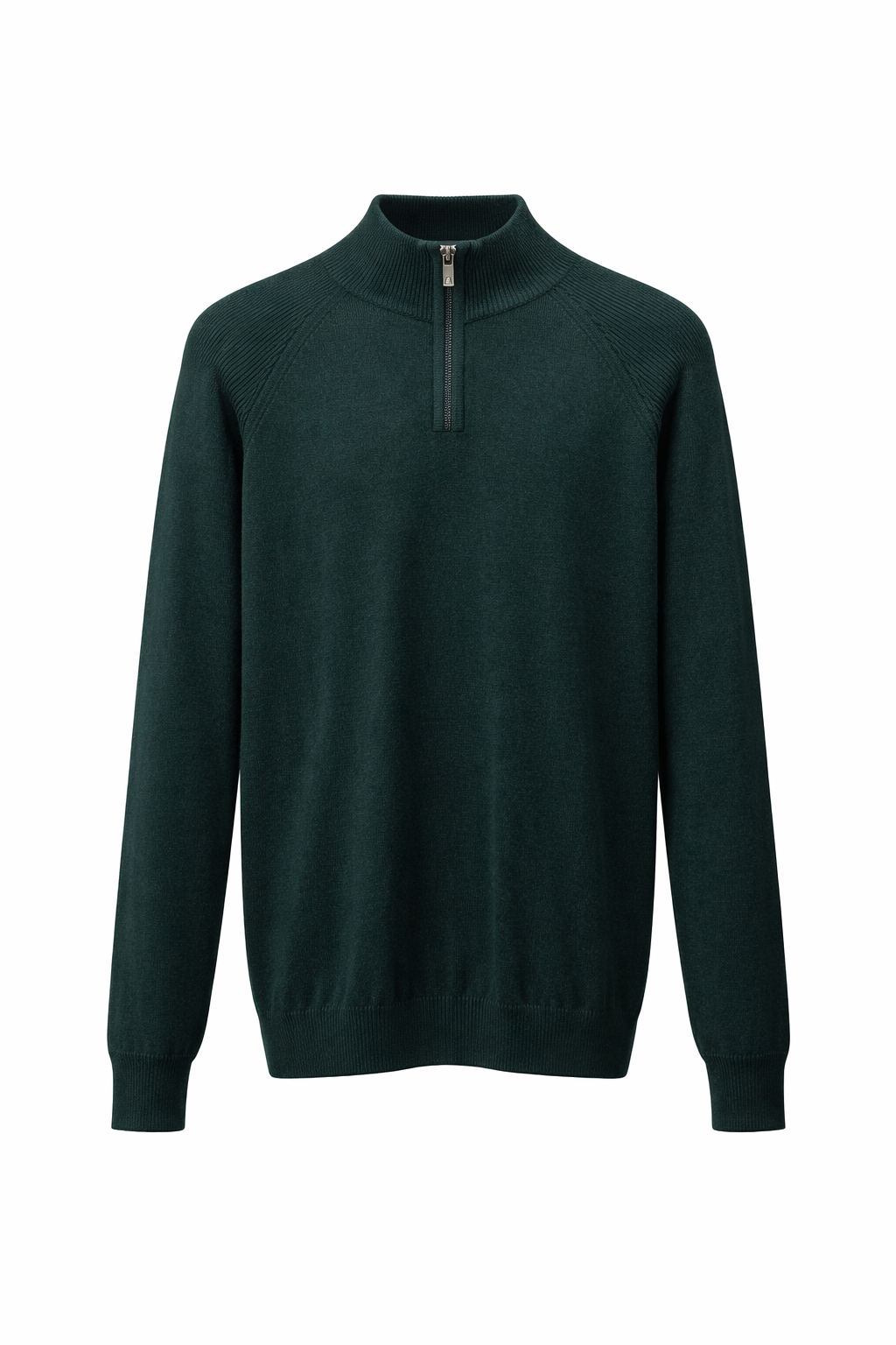 Regular Fit Solid Classic Zipped Sweater