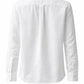 Minimal Band Collar Button-Up Shirt