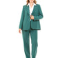 Structured Tailored Polyester Blazer Jacket