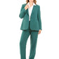 Structured Tailored Polyester Blazer Jacket