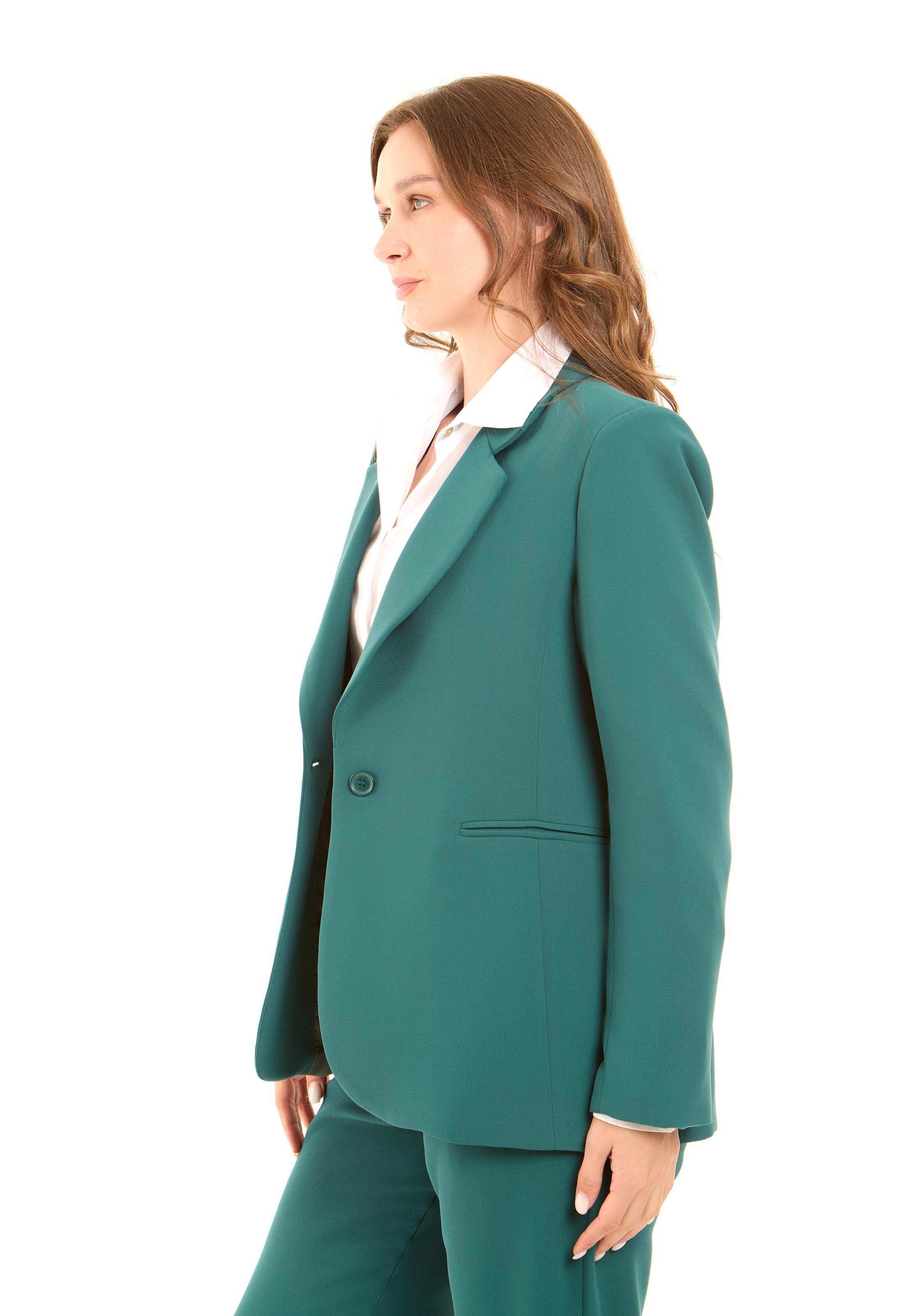 جاكيت بليزر بوليستر مصمم بقصة رسمية