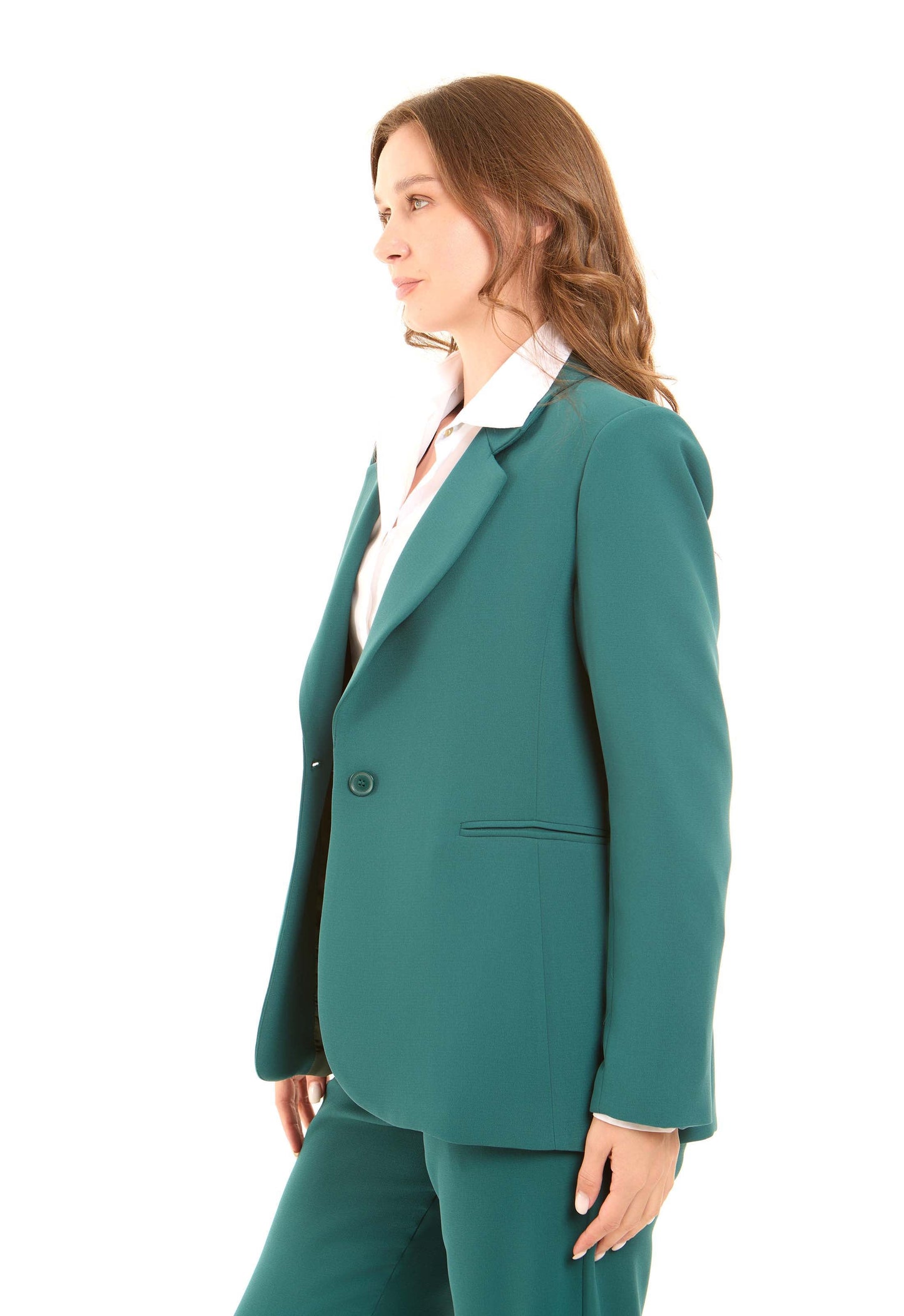 جاكيت بليزر بوليستر مصمم بقصة رسمية