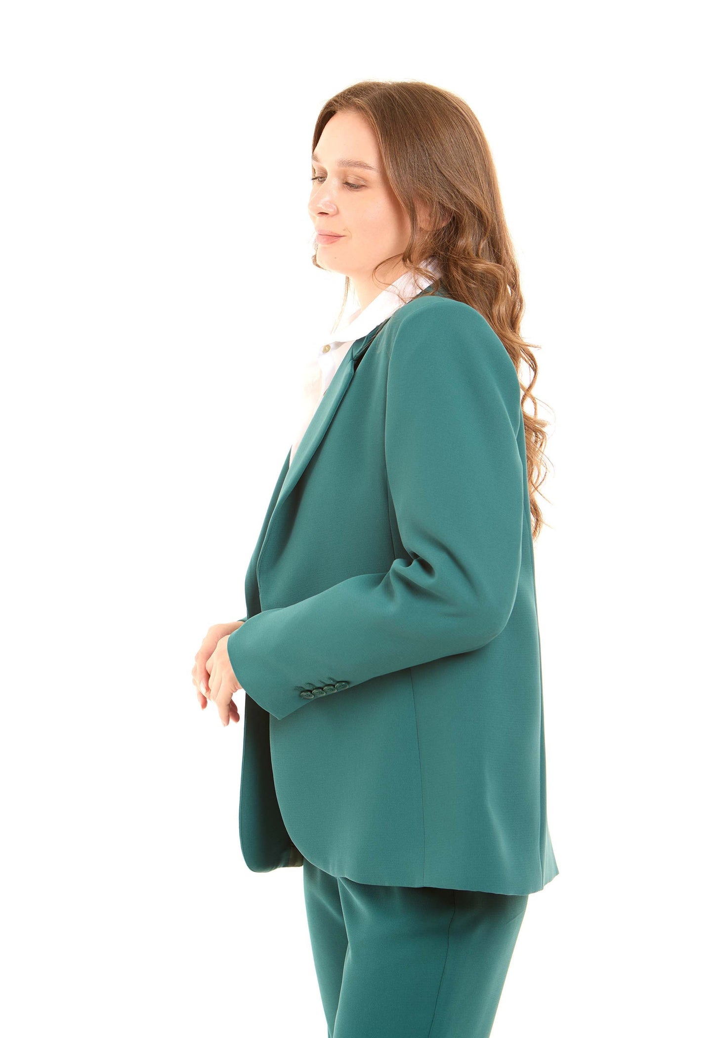 جاكيت بليزر بوليستر مصمم بقصة رسمية