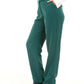 Tailored High-Waist Polyester Pants