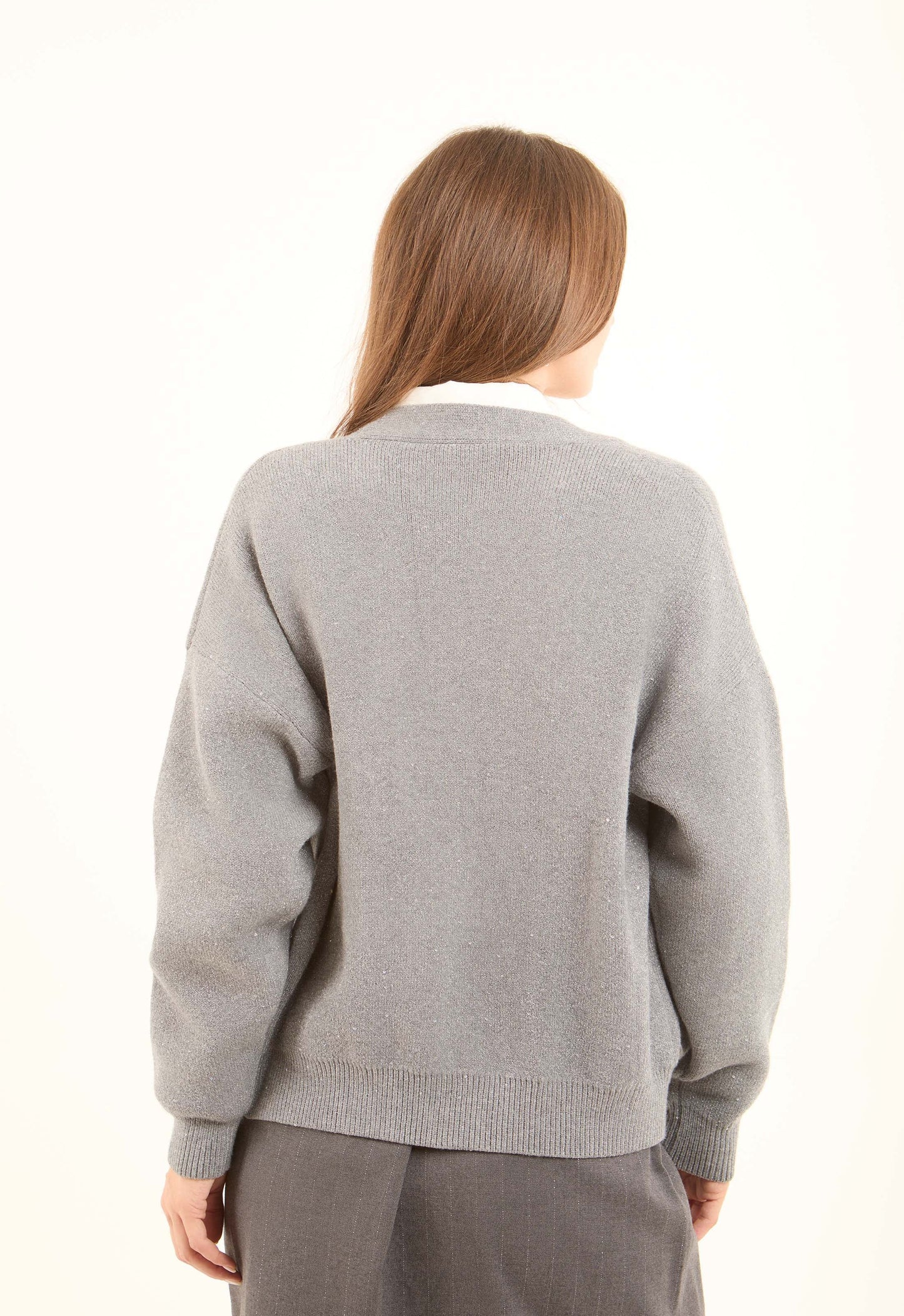 Solid Buttoned Basic Short Cardigan