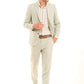 Linen-Cotton Notched Blazer