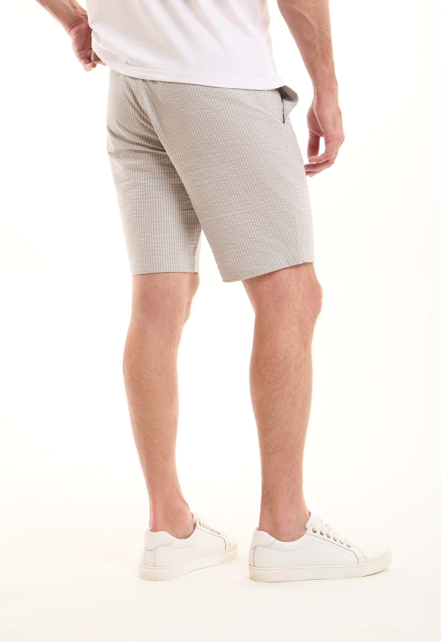 Comfy Striped Cotton Shorts