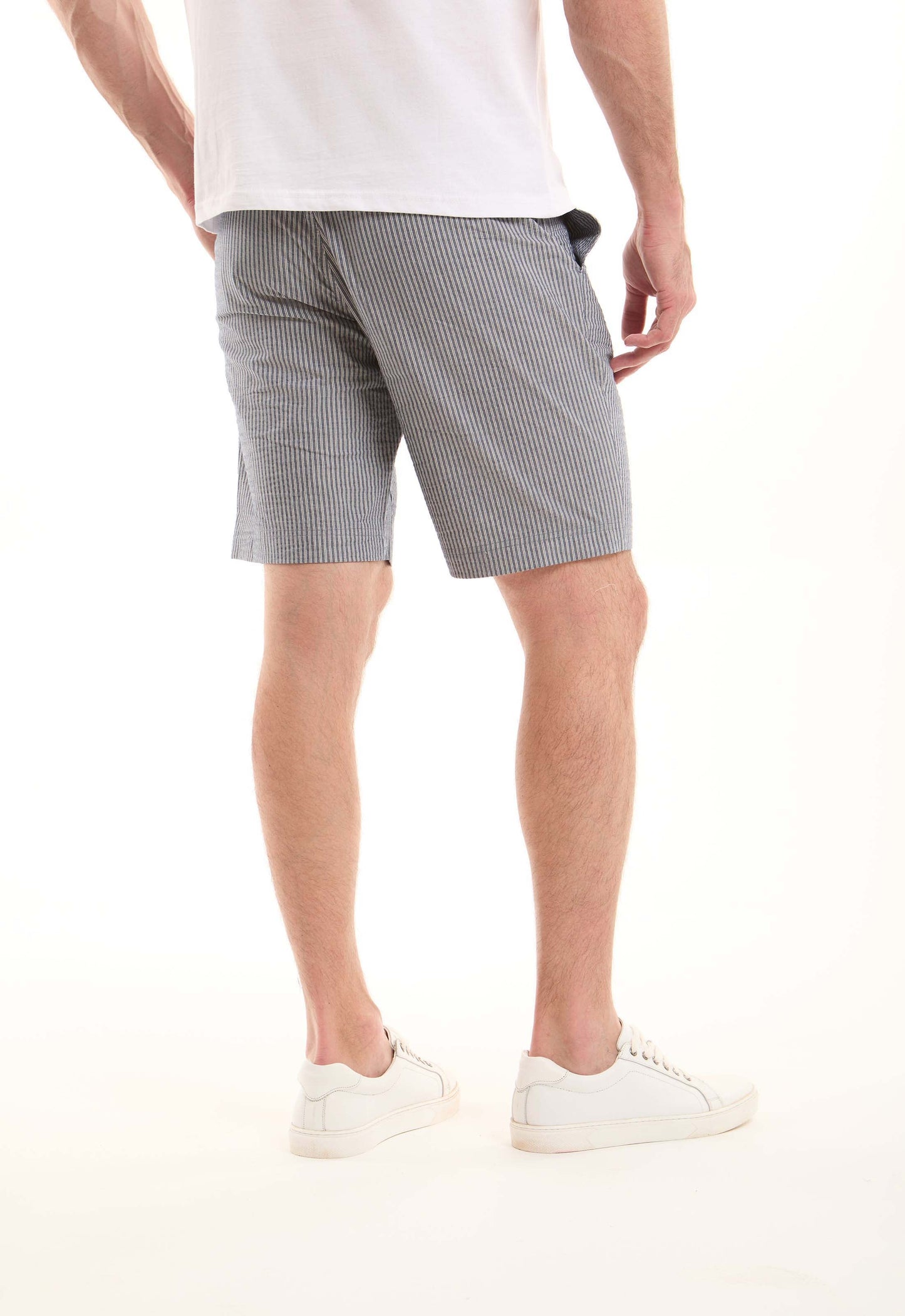 Comfy Striped Cotton Shorts