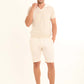 Elegant Linen Shorts with Side Pockets