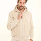 Zipped Hoodie with Front Quilted Pockets