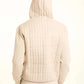 Zipped Hoodie with Front Quilted Pockets