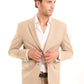 Tailored Solid Pattern Suit Blazer