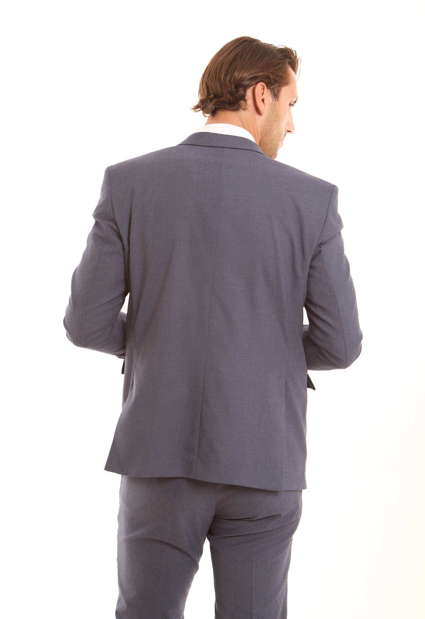 Structured Solid Pattern Suit Blazer