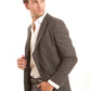 Structured Solid Pattern Suit Blazer
