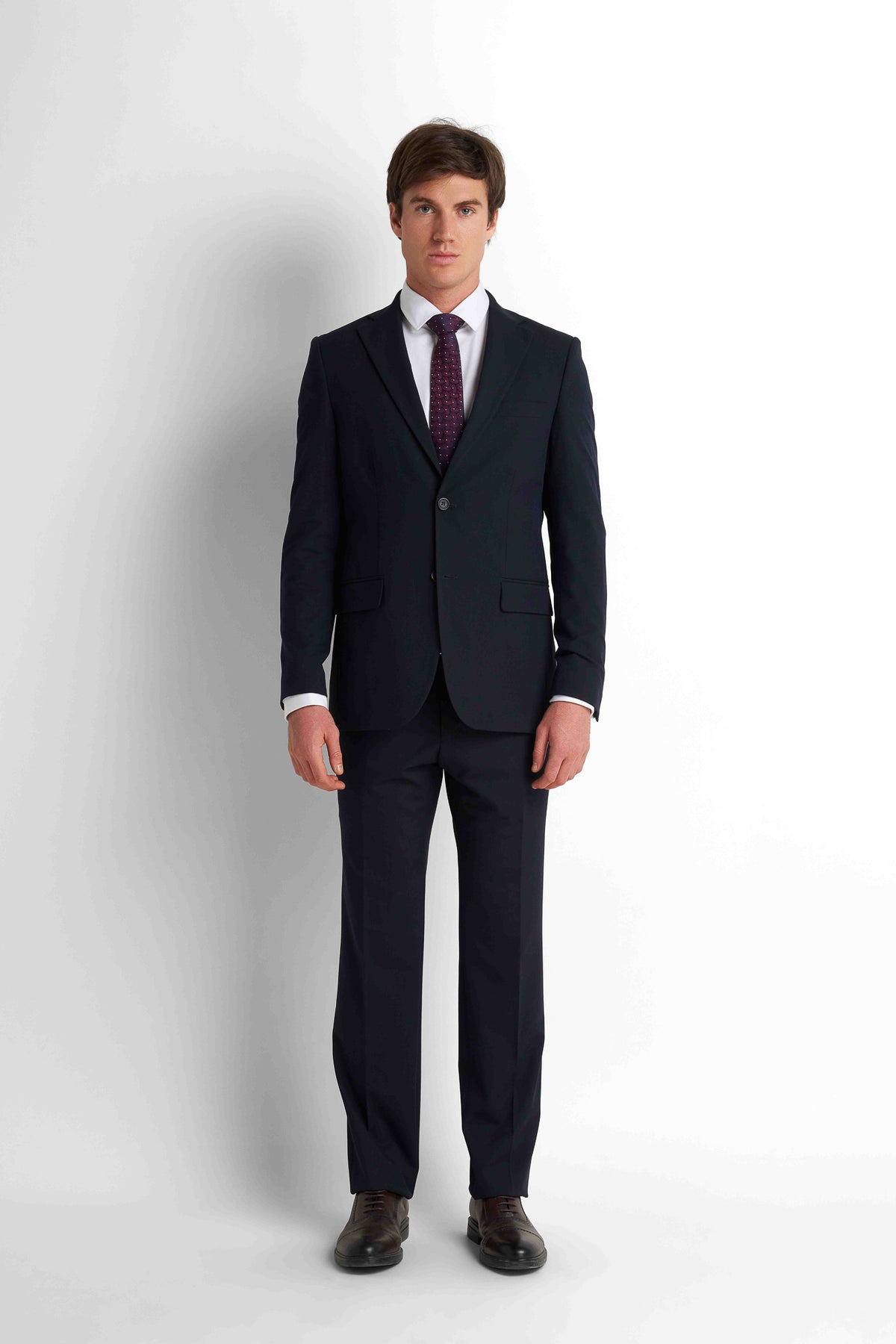 Slim Fit Suit Blazer - Navy