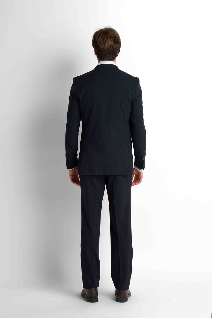 Slim Fit Suit Blazer - Navy