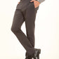 Tailored Solid Pattern Suit Pants