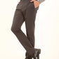 Tailored Solid Pattern Suit Pants