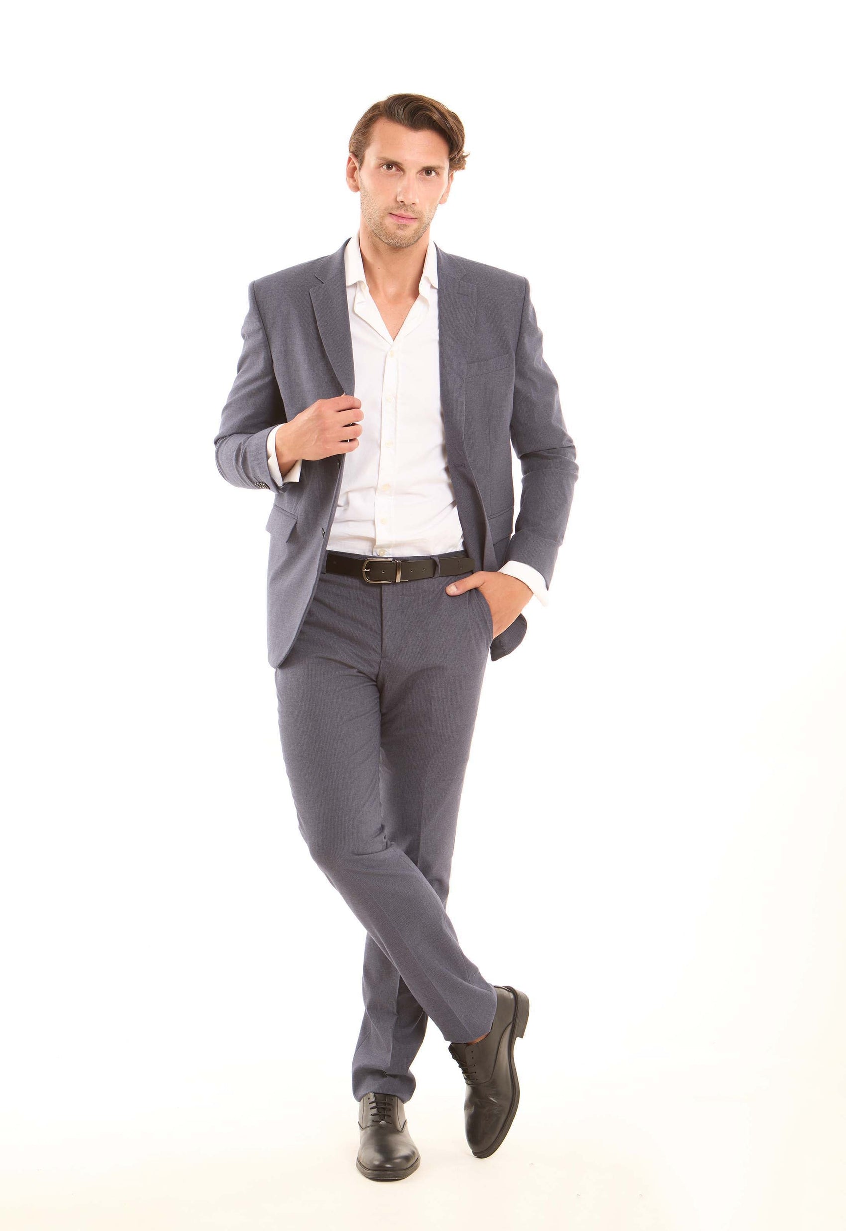 Refined Slim Viscose-Blend Suit Pants