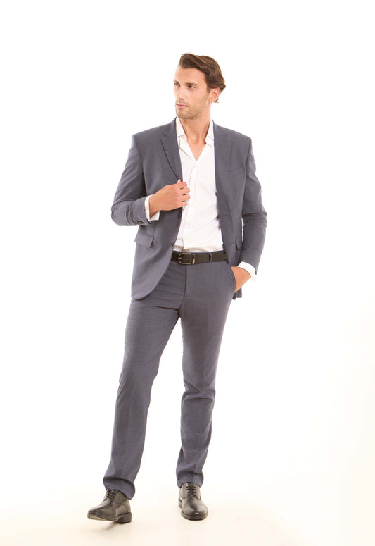Refined Slim Viscose-Blend Suit Pants