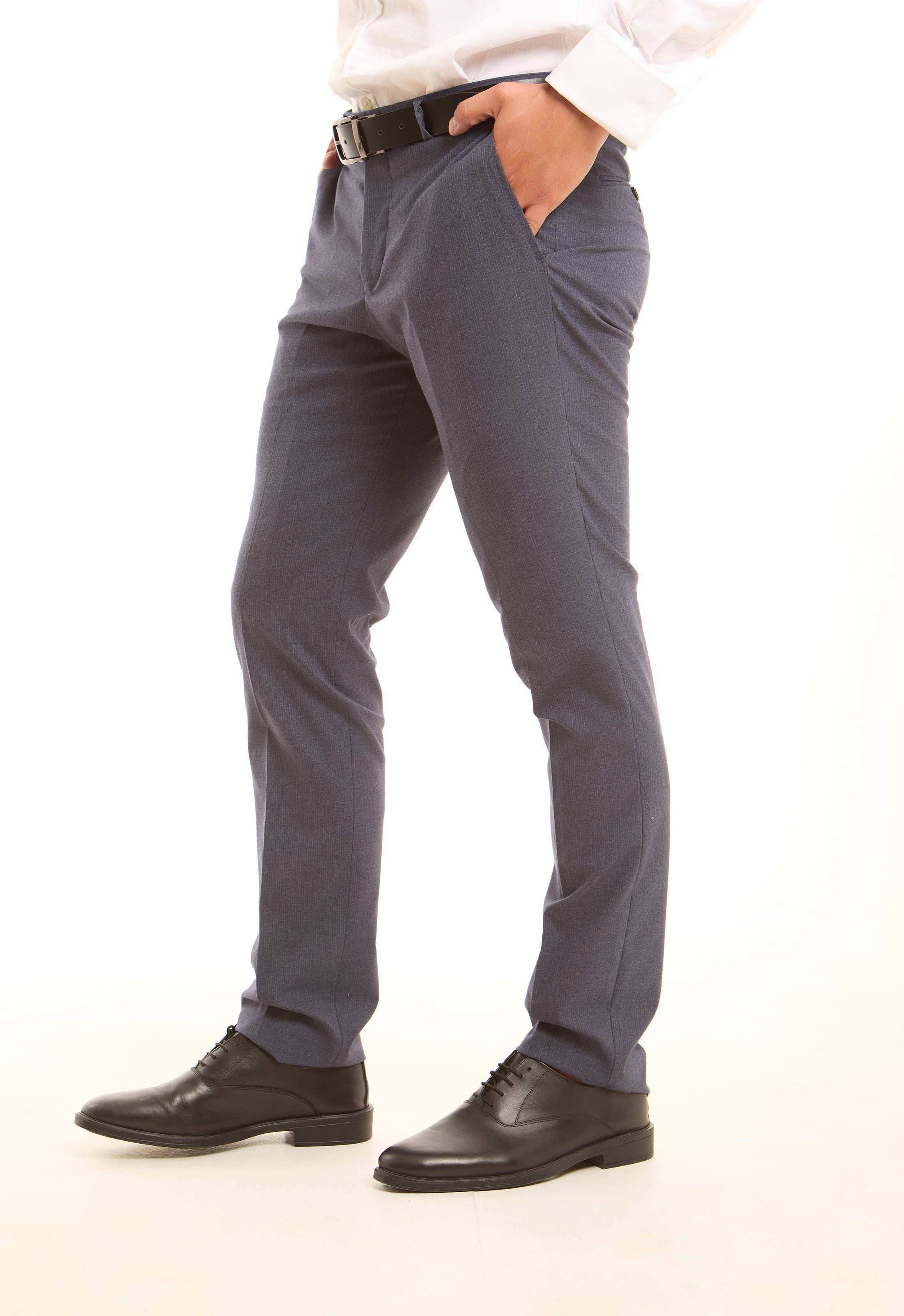 Refined Slim Viscose-Blend Suit Pants