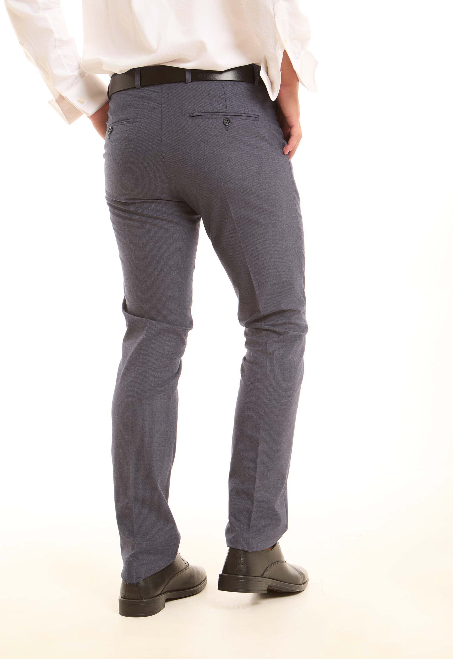 بنطلون بدلة فيسكوز بقصة ضيقة راقية