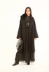 Wool Coat with Fox Fur Collar
