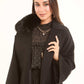 Wool Coat with Fox Fur Collar