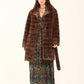 Faux-Fur Belted Coat