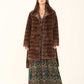 Faux-Fur Belted Coat