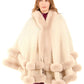 Elegant Solid Coziness Flowy Poncho