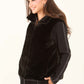 Reversible Solid Puffer Vest with Inner Fur