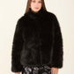 Luxurious Faux Fur Polyester Jacket