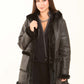 Faux-Fur Hooded Long Coat