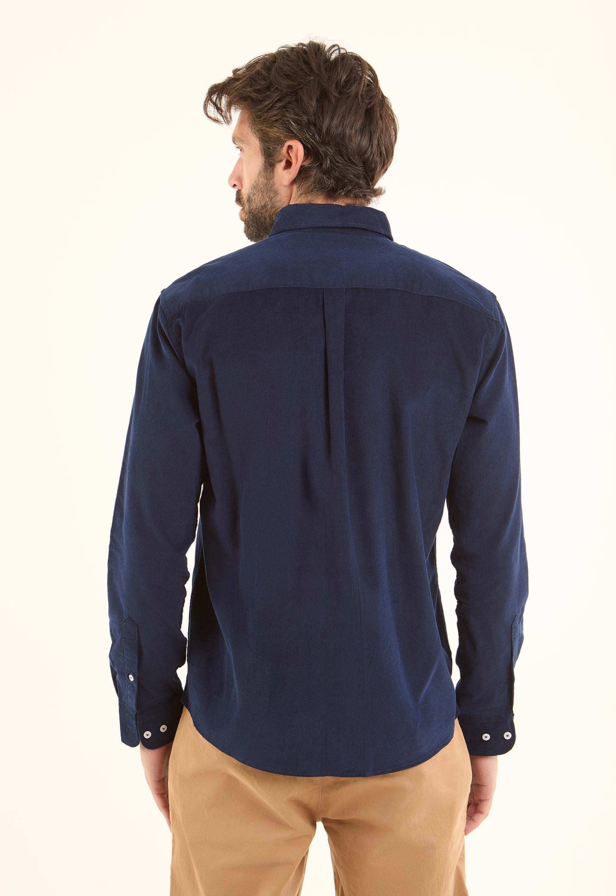 Regular Fit Ribbed Casual Shirt