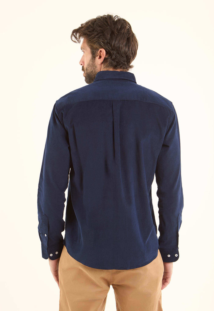 Regular Fit Ribbed Casual Shirt