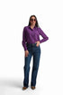 Signature Wide-Leg Denim Jeans
