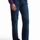 Dark Blue Wide-Leg Denim Jeans