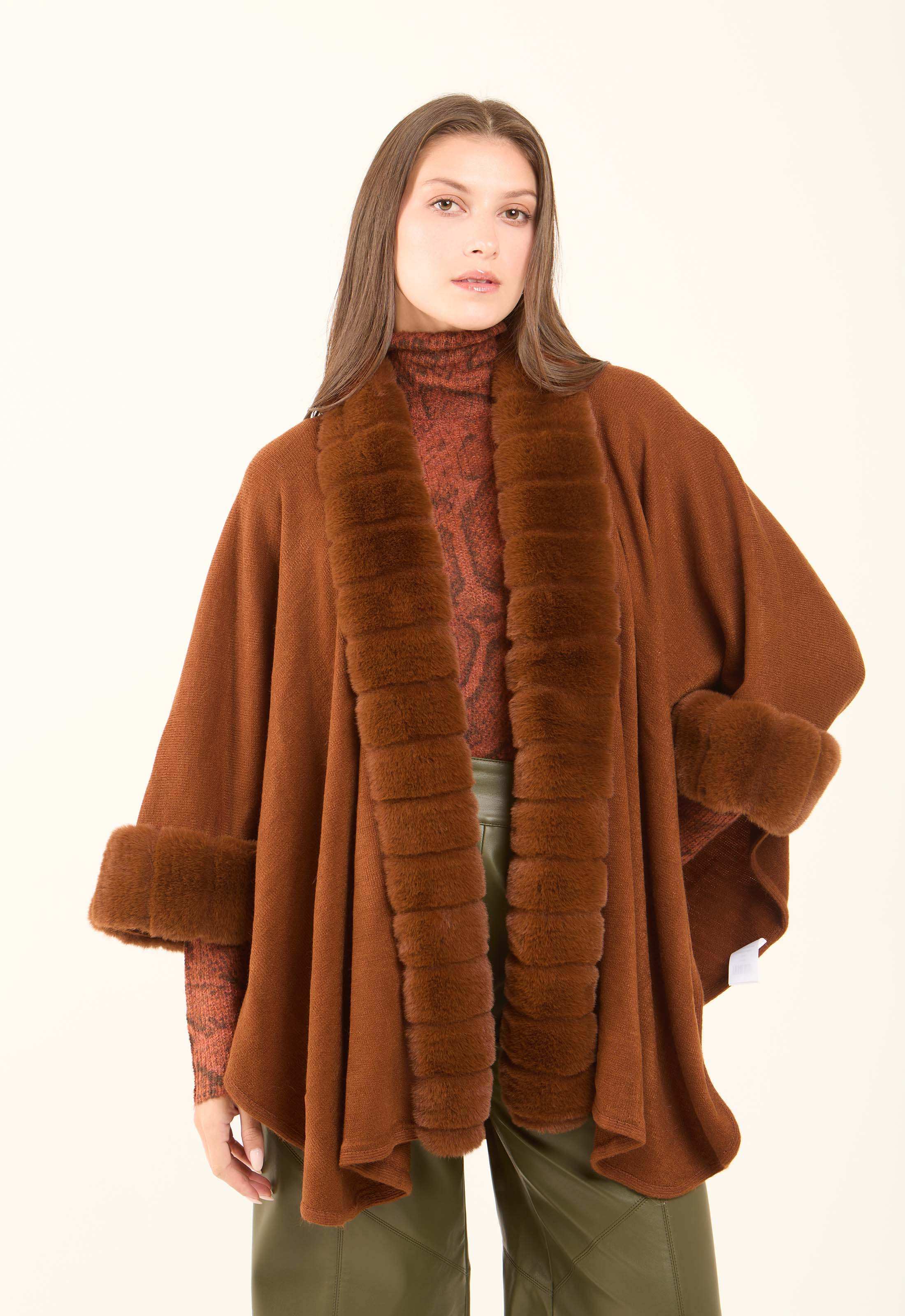 3\4 Quarter Sleeves Slip On Poncho