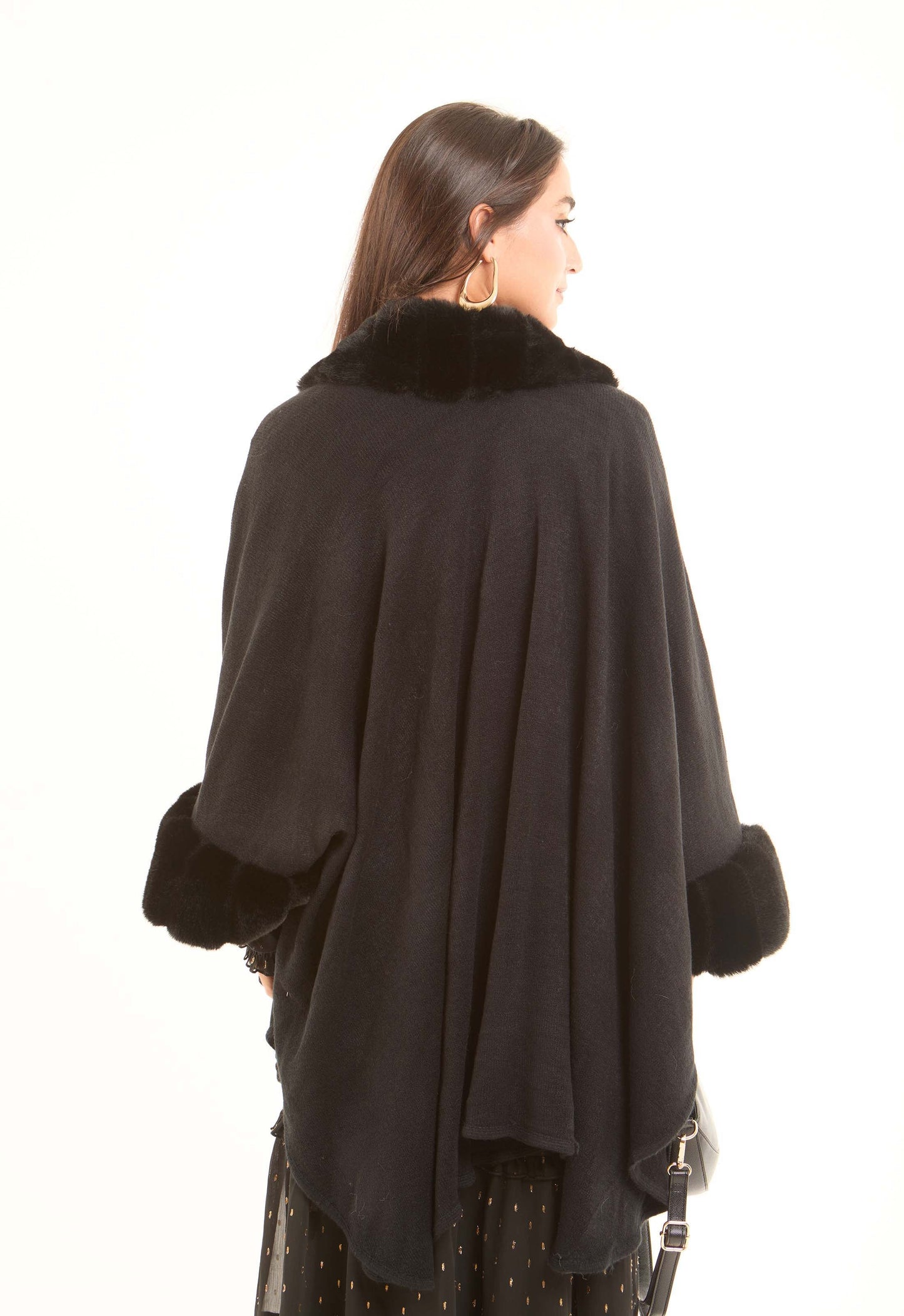 بونشو بأكمام 3/4 سهل الارتداء