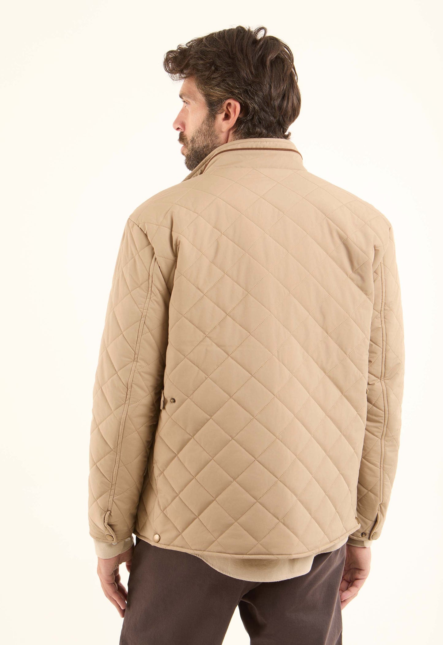 Quilted Stand-Collar Puffer Jacket