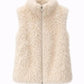 Faux Fur Zip-Up Vest
