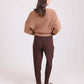 Royal Blue Straight-Leg Pants