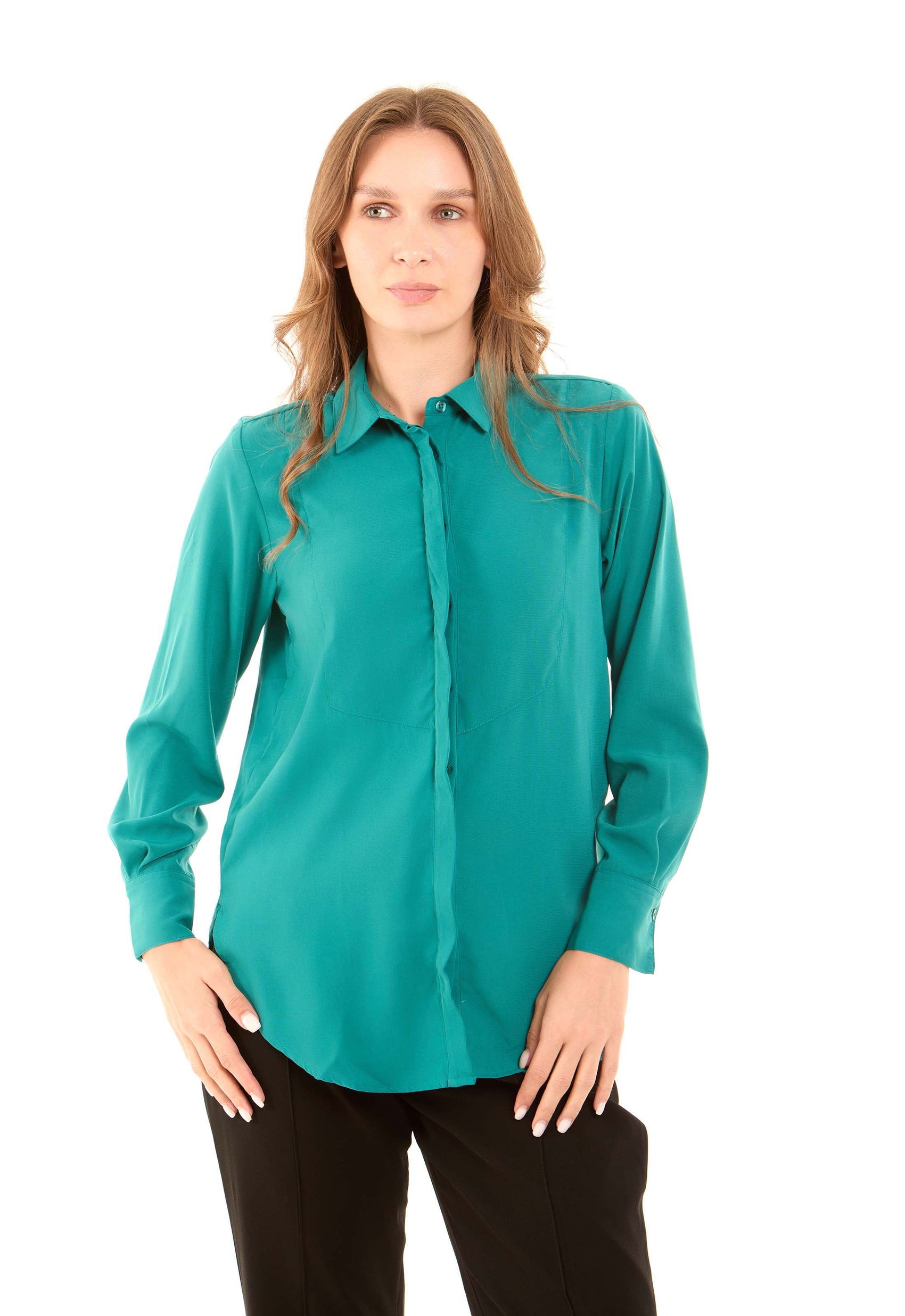 Elegant Minimalist Longline Shirt