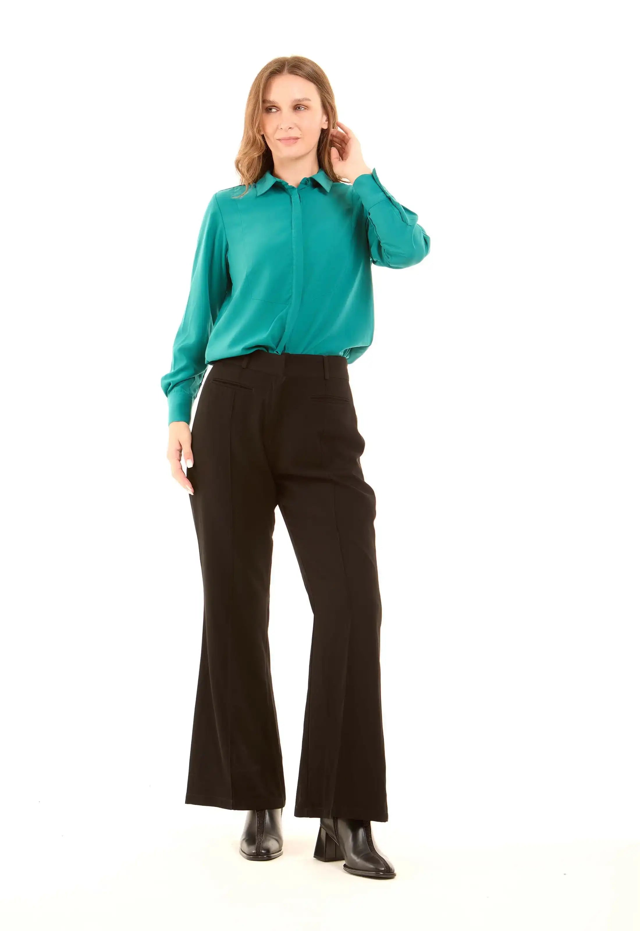Elegant Minimalist Longline Shirt