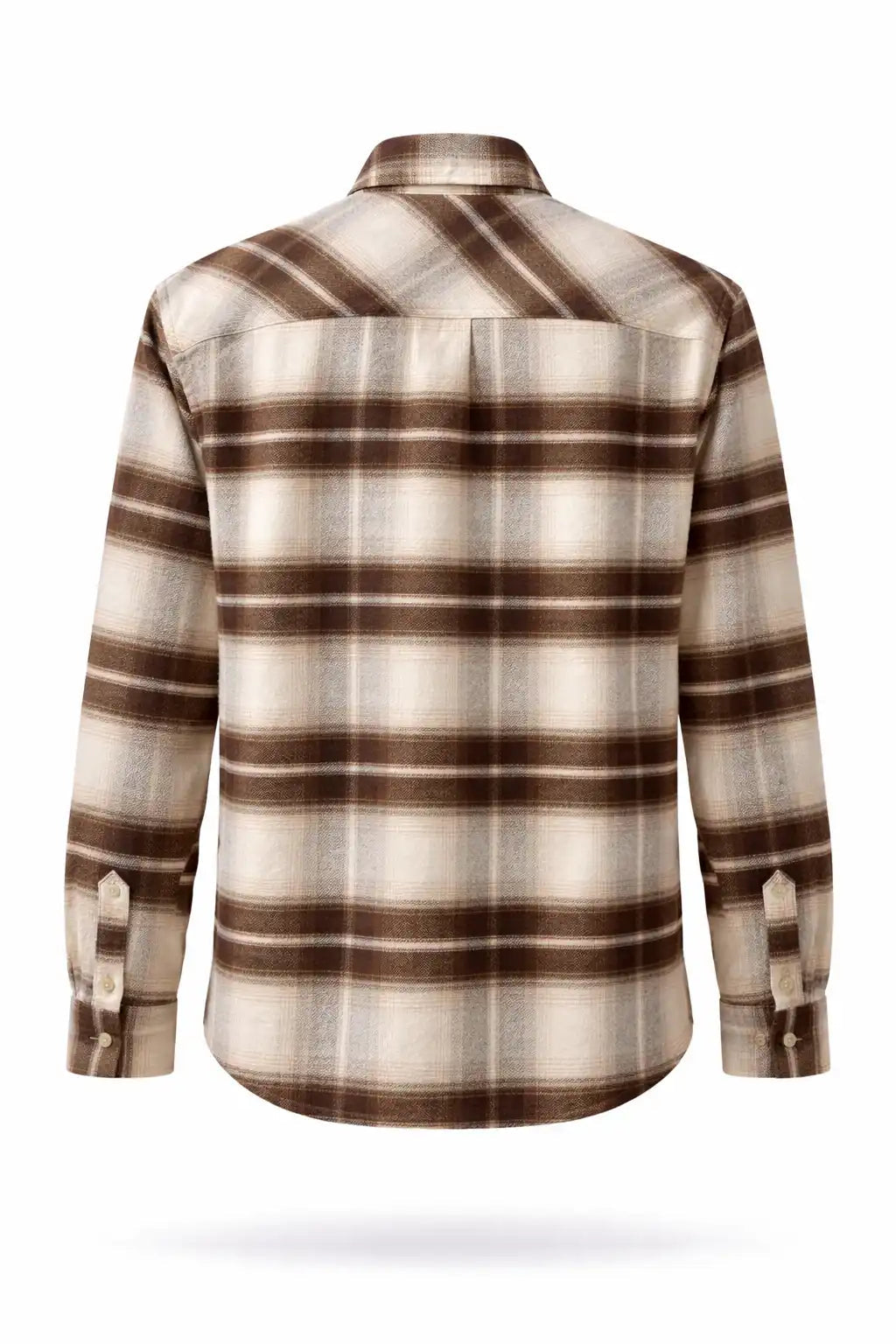 Plaid Button-Up Shirt
