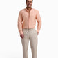Beige Cotton Drawstring Trousers