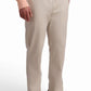 Beige Cotton Drawstring Trousers